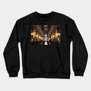 Inside the Notre Dame, Paris Crewneck Sweatshirt